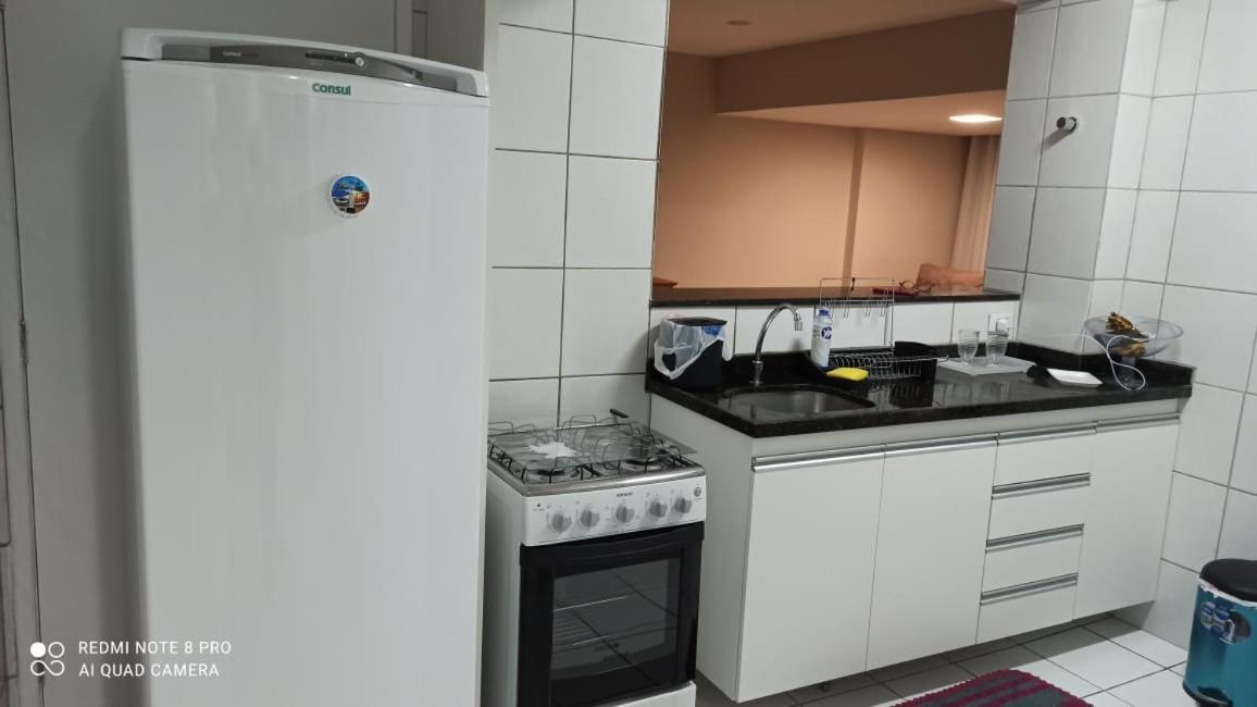 lindo apartamento de frente para o mar Maceio  Bagian luar foto