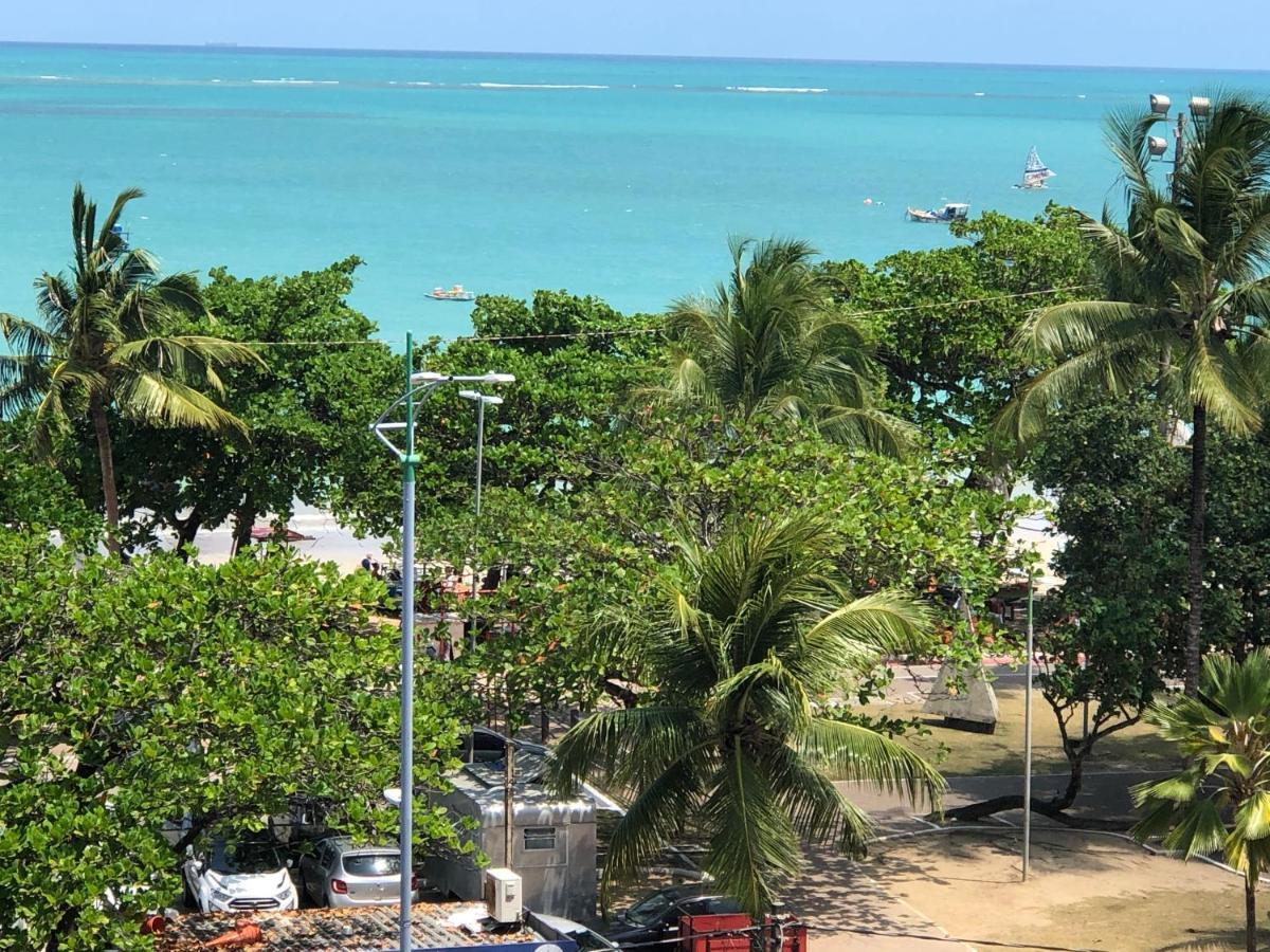 lindo apartamento de frente para o mar Maceio  Bagian luar foto