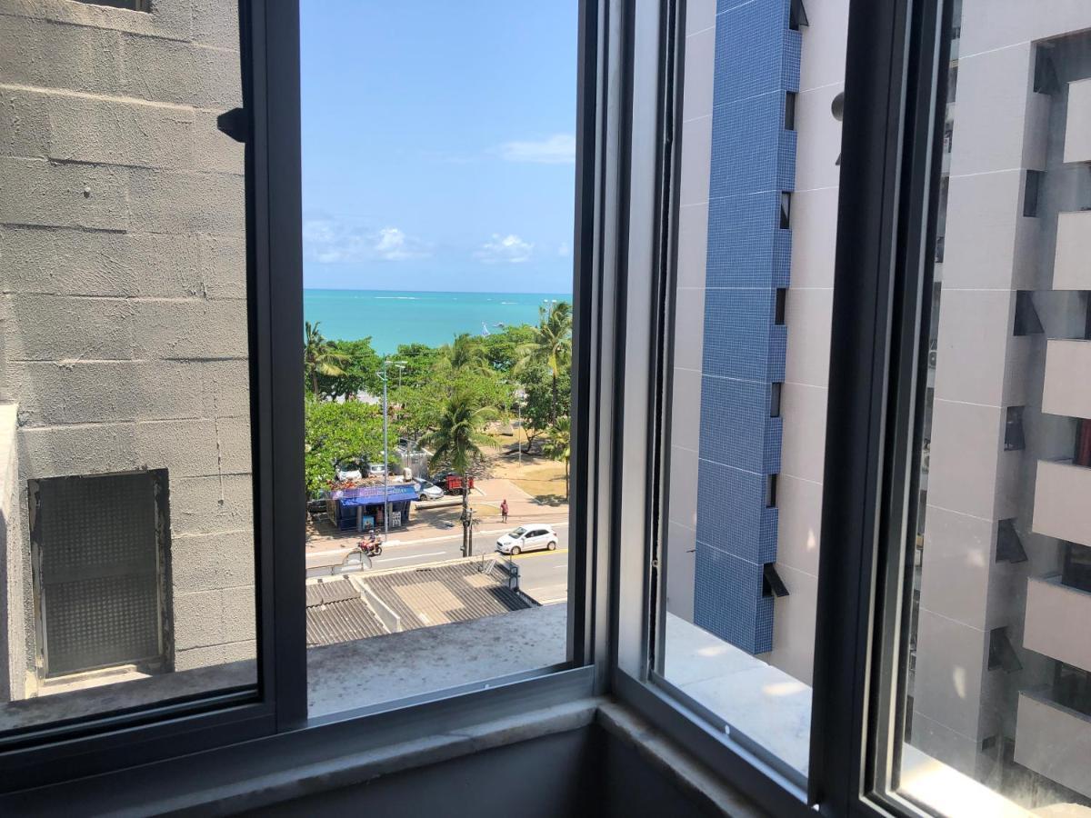 lindo apartamento de frente para o mar Maceio  Bagian luar foto