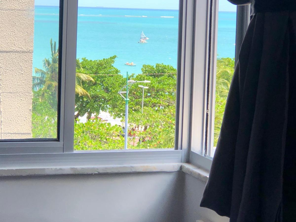 lindo apartamento de frente para o mar Maceio  Bagian luar foto