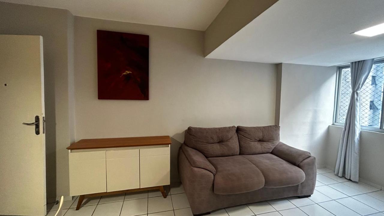 lindo apartamento de frente para o mar Maceio  Bagian luar foto